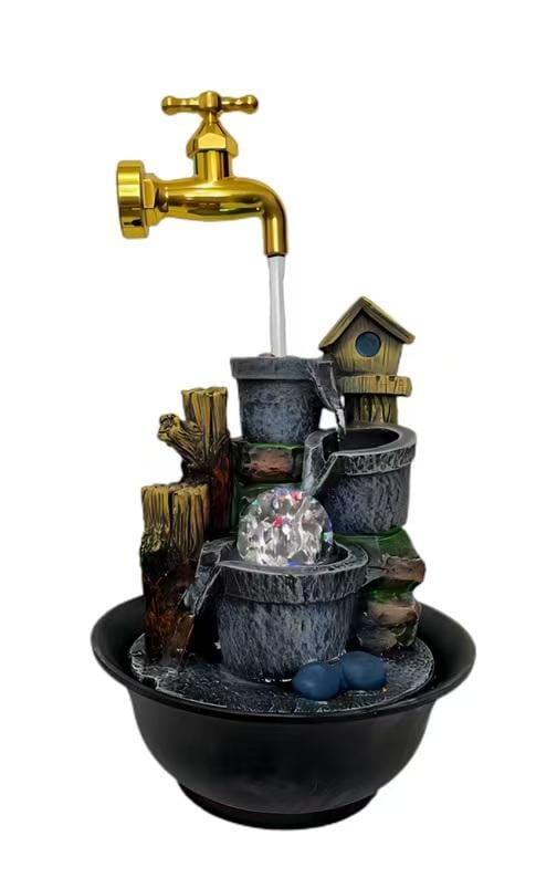 Multifunction indoor water fountain with LED lights
Three tier soothing cascading tabletop fountain
🍇 Invisible flowing spout watering can fountain
🍇 Floating tap fountain novelty faucet for decoration