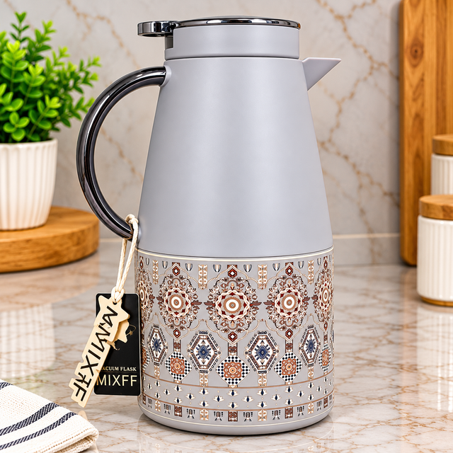 Mixff Grey Vacuum Insulated Unbreakable Flask spn