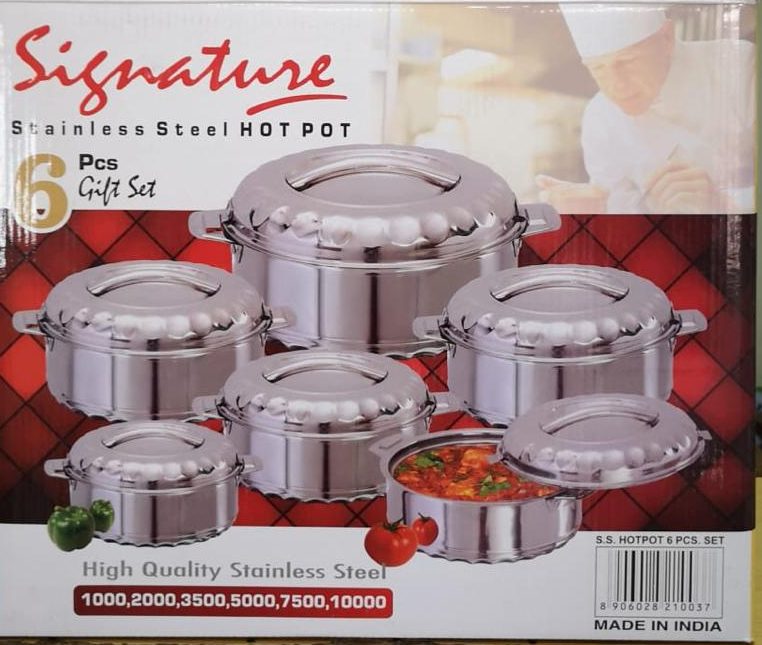 Signature food server hot pots 6 pcs