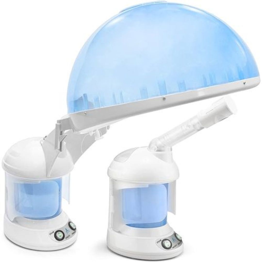 Portable Hair & Facial Steamer 2-in-1
