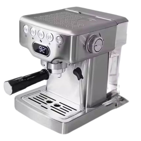 espresso machine
Espresso Machine Features:
15-bar pressure pump for rich, creamy espresso extraction
Steam wand for frothing milk – ideal for lattes, cappuccinos, and macchiatos
Dual shot option with easy button controls for single or double espresso
Removable water tank and drip tray for easy cleaning and refills
Compact and elegant design that fits any modern kitchen