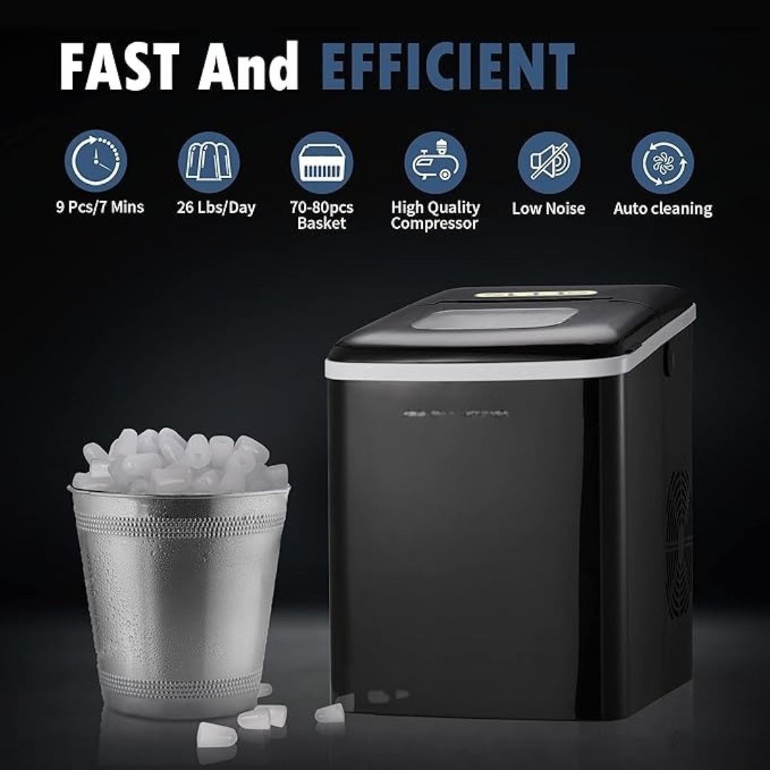 ice cube maker 25 kgs
25KG Ice Cube Maker – Commercial-Grade Ice Production Machine
This 25kg ice cube maker is a high-capacity, fast-performing appliance designed for home use, offices, small cafes, or restaurants. It delivers crystal-clear ice cubes consistently to keep your drinks perfectly chilled.
Key Features:
Daily Output: Produces up to 25kg of ice cubes in 24 hours
Fast Cycle Time: Quick ice-making cycle, with fresh cubes ready in as little as 6–12 minutes
Storage Capacity: Built-in ice bin stor