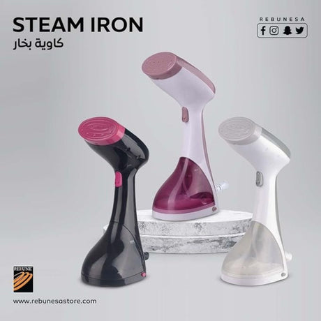 rebune germent steamer
Lock Button: For continuous steam without holding the trigger
Removable Water Tank: Easy to refill and clean
Continuous Steam: Smooths out wrinkles quickly and effectively
Light Indicator: Shows when the steamer is ready to use
Lightweight Design: Comfortable grip for easy handling