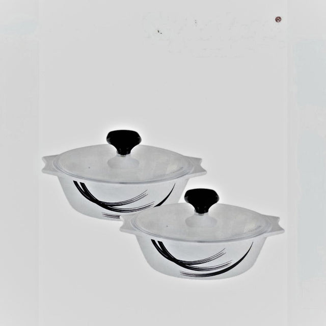 Glass Casserole set 2 pcs