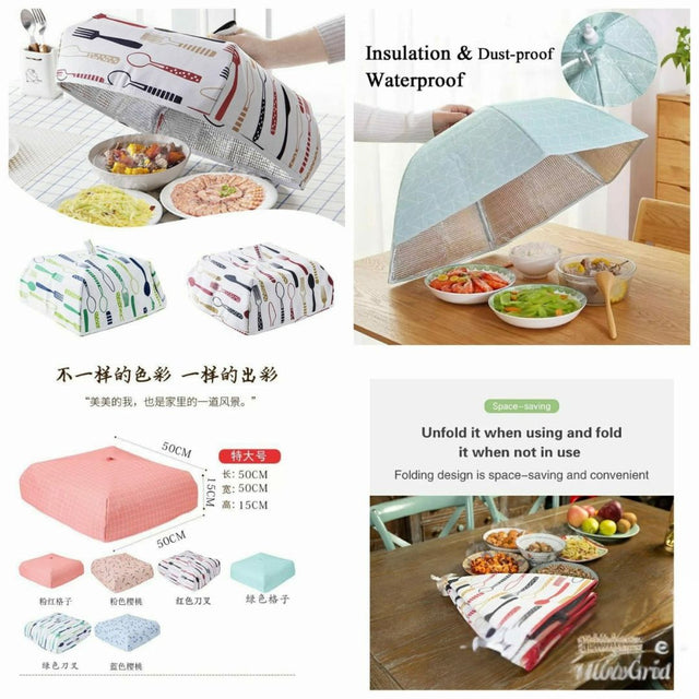 Food Heat cover with inner Alu Foil
