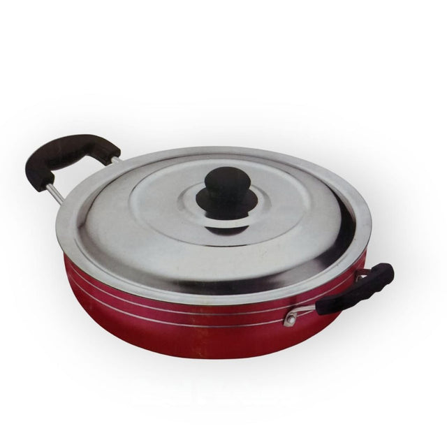 Veronica Non stick Deep Kadai with Stainless Steel Lid