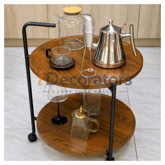 Round Serving Trolley 50cm