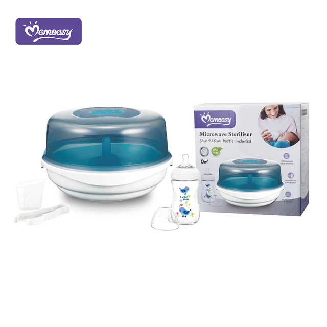 Large Capacity Microwave Steam Sterilizer with 9oz Bottle Set