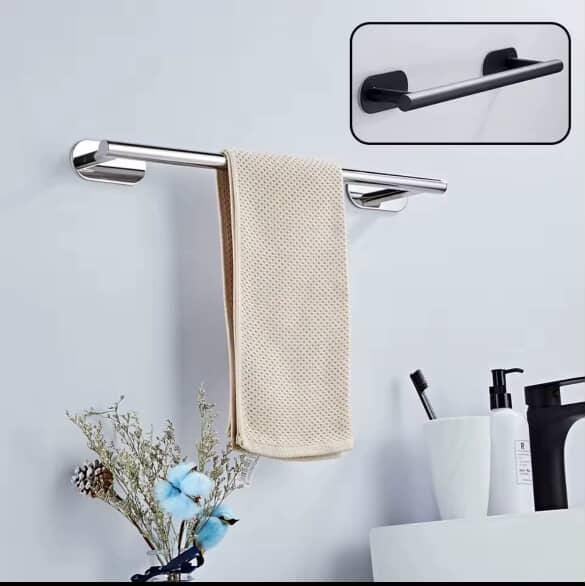 Self-Adhesive Stainless Steel Towel Bar
