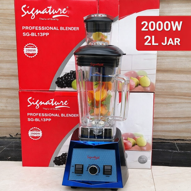 Signature SG-BL13PP Professional Blender 2000W 2L Jar
