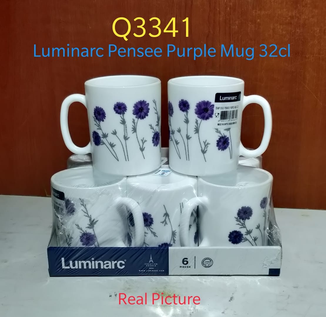 Luminarc Temp essence flo mug set of 6