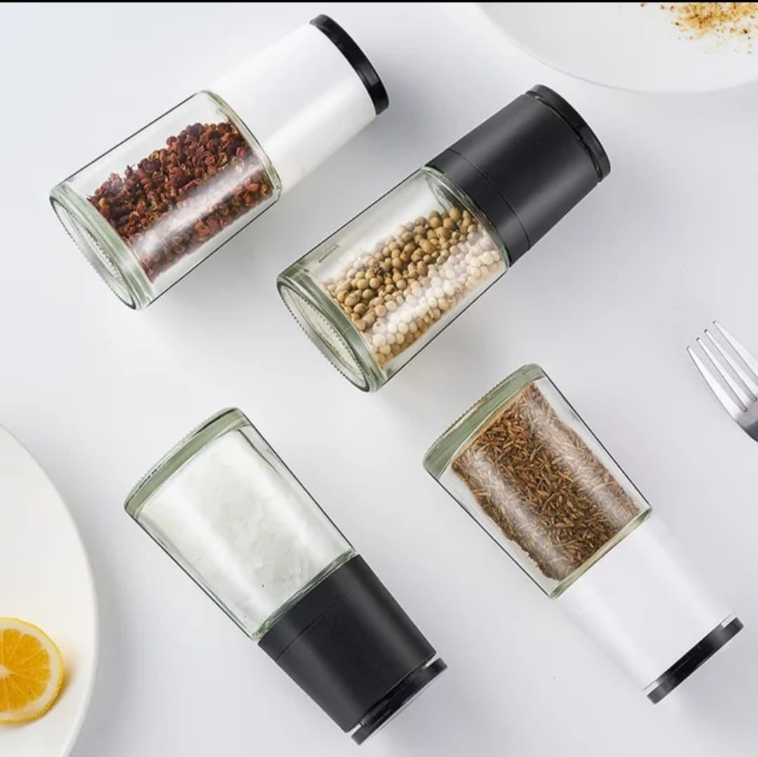 Classy glass salt/pepper shaker