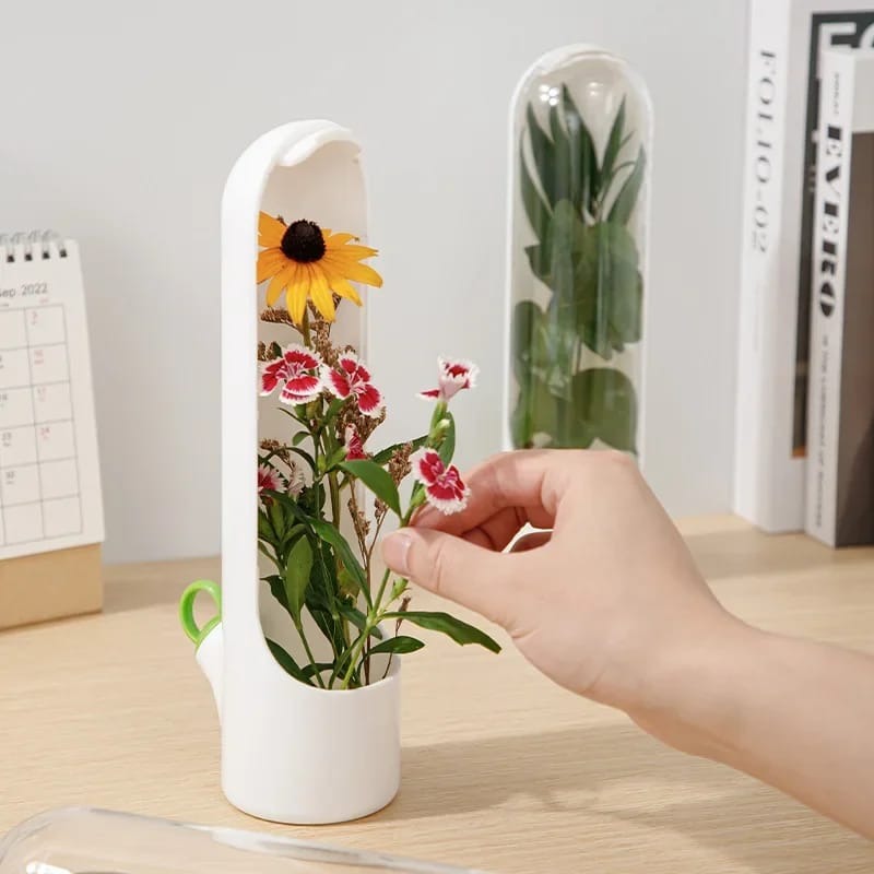 Herb fridge storage container