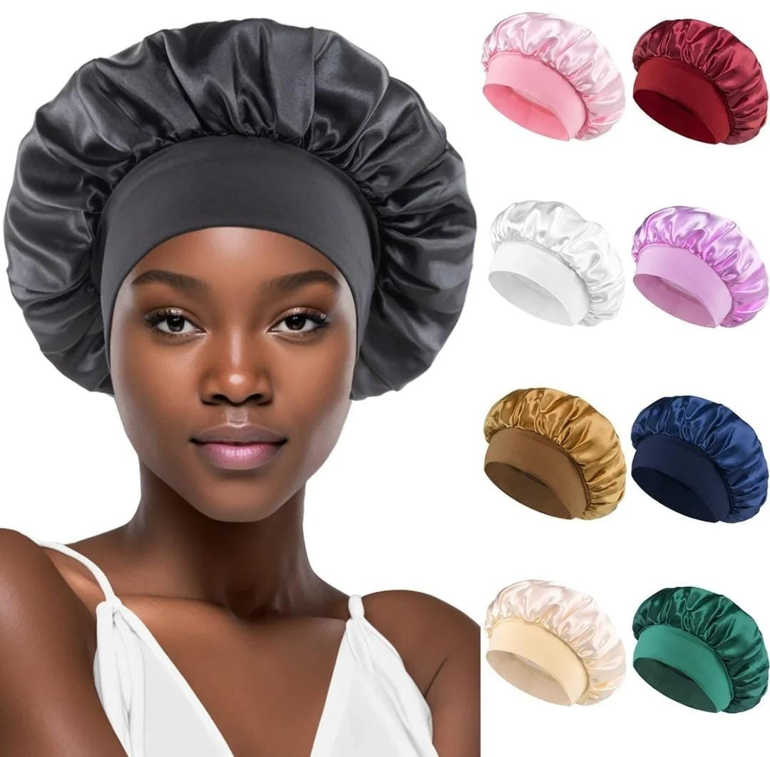 Bonnet – Lovely Solid Color Silk Sleep Cap