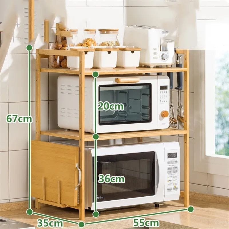 Multilayer microwave/ multipurpose stand