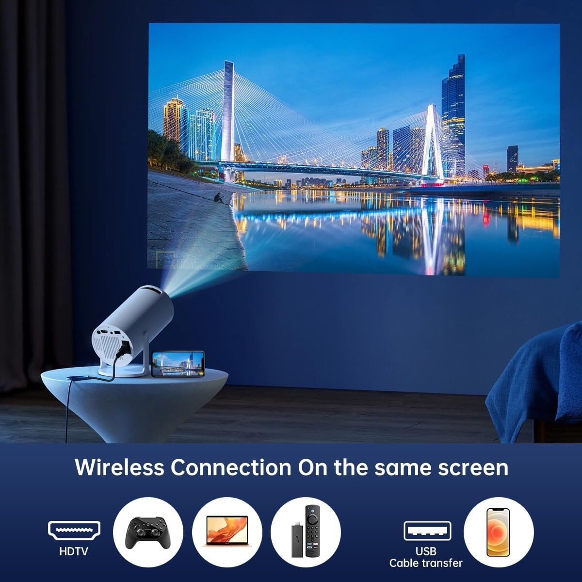 Smart portable projector
