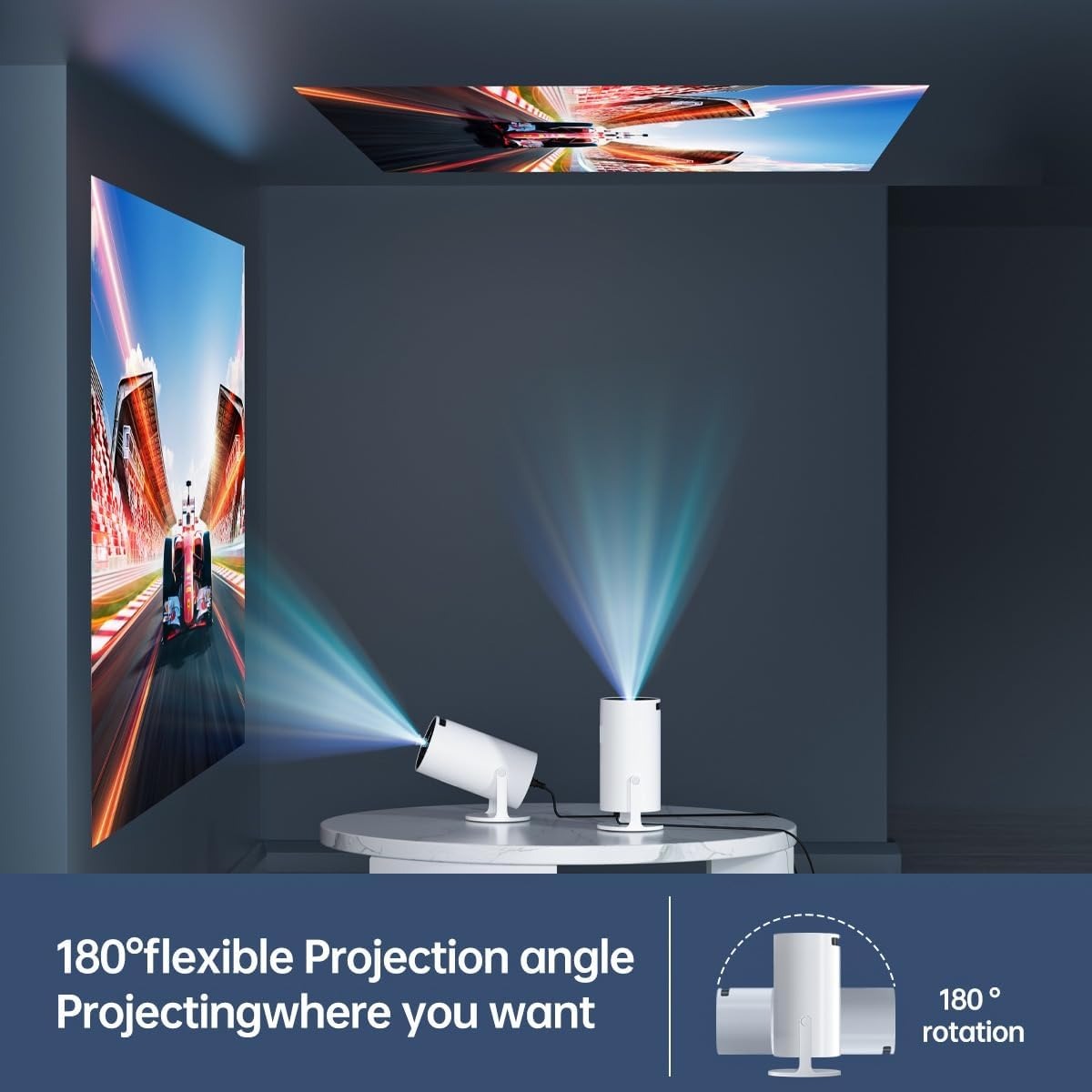 Smart portable projector