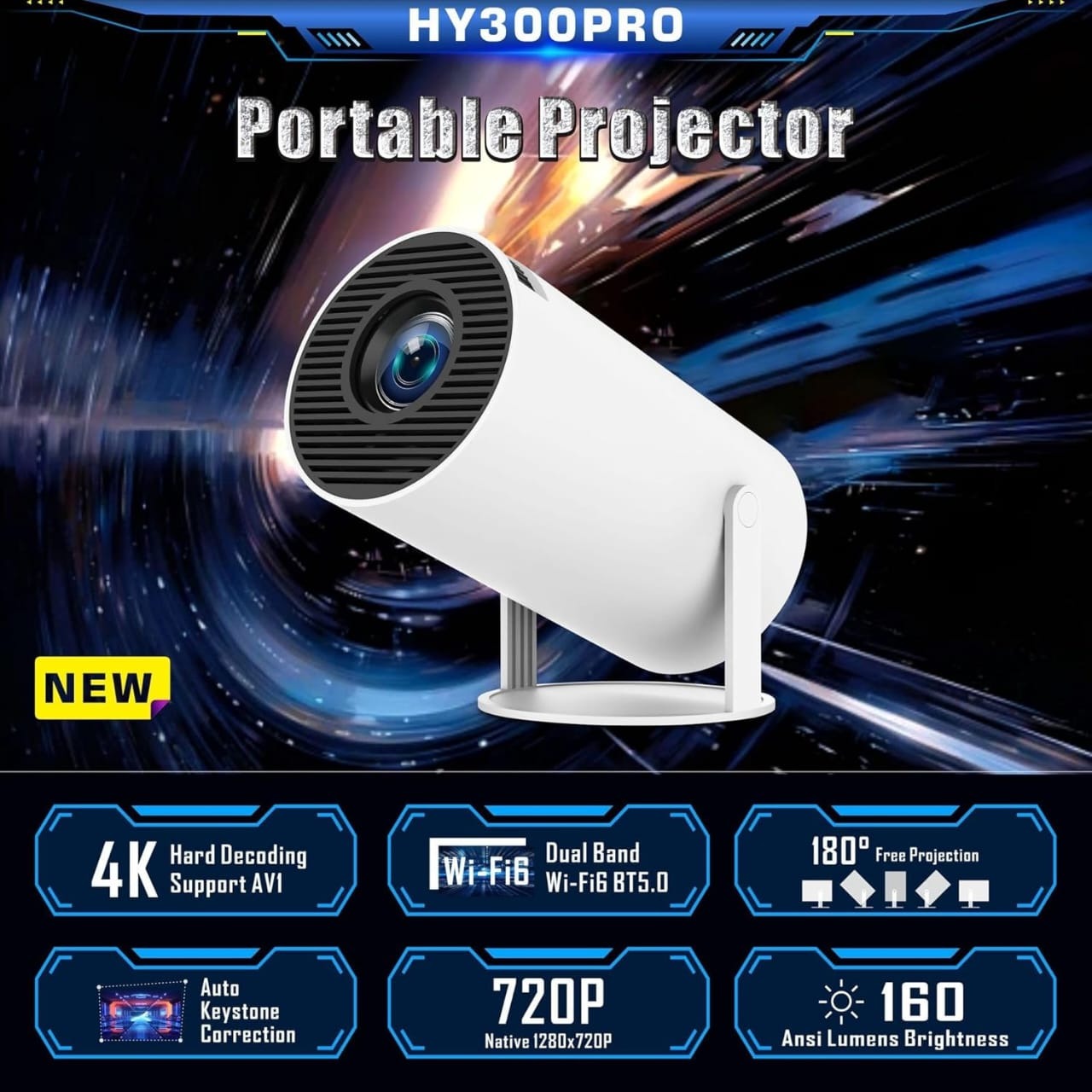 Smart portable projector