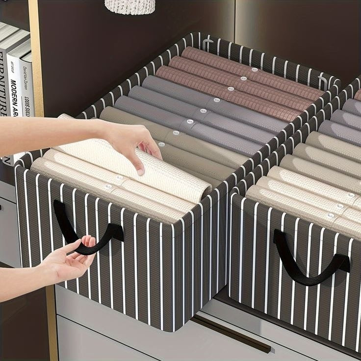 Stripped Closet Organizer