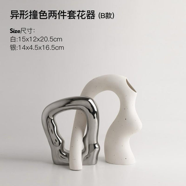 Creative interlocking Ceramic Decor Piece