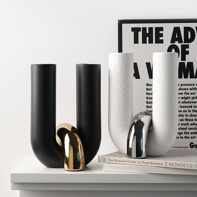 Creative U Shape Ceramic Decor Piece