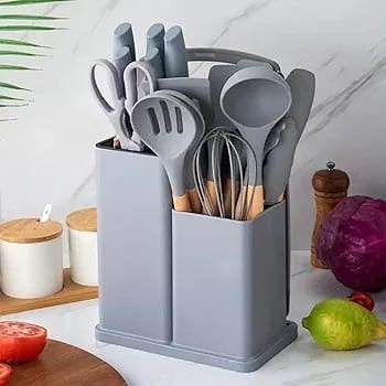 Executive Silicone Spoons 19PC