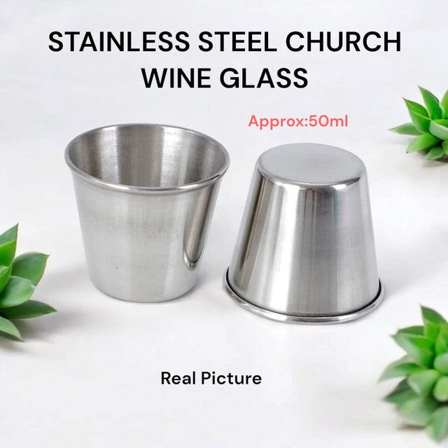 Stainless steel church wine