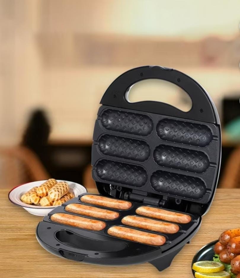 Electric Multifunction breakfast machine 6pc hot dog, sausage/smokie maker