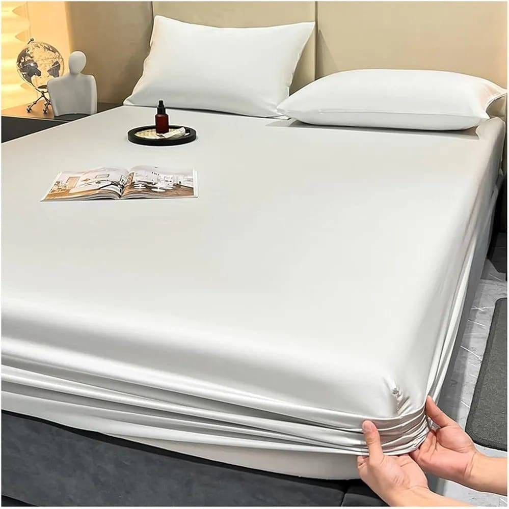 Waterproof Fitted sheet/Bamboo Matress protector Bed cover with elastic Band