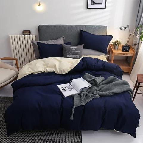 DOUBLE SIDEDD UVET COVERS ➖2pillowcases
➖1pc bedsheet
➖1pc Duvet cover
➖ Colors ;👆
➖Size :6*6&5*6