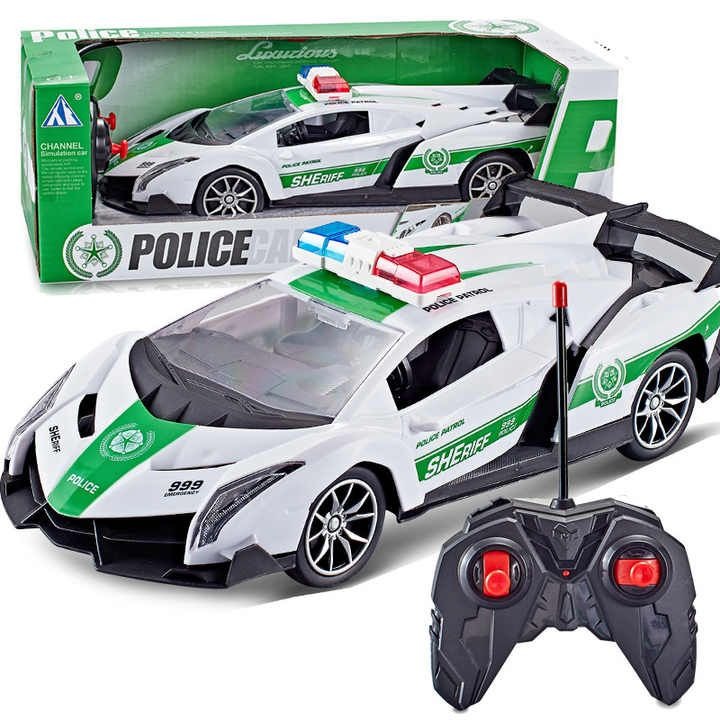 lamborghini Sheriff Remote Controlled Police Toy Car