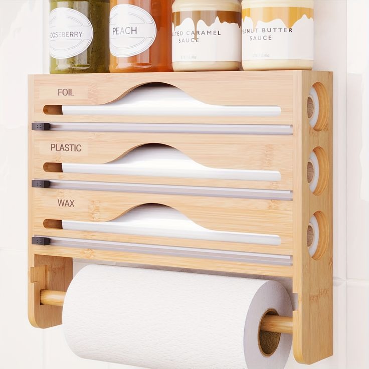 4-in-1 Roll Dispenser with Napkin Holder