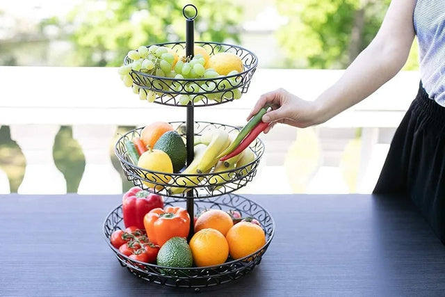 Round Fruit Rack 3 Layer