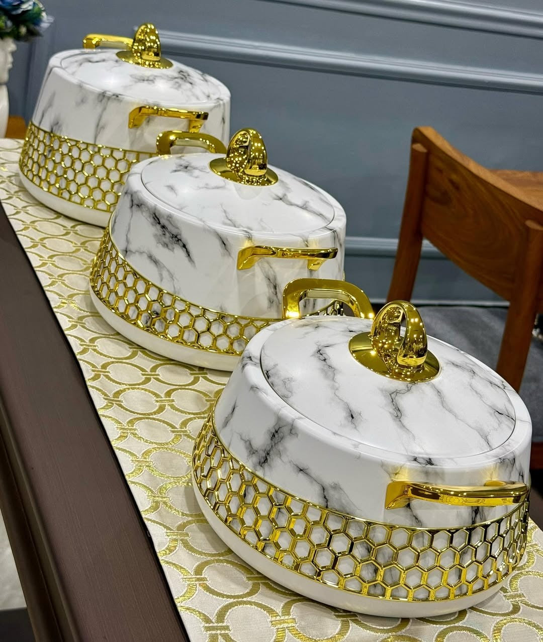 Food warmers set of 3 pcs