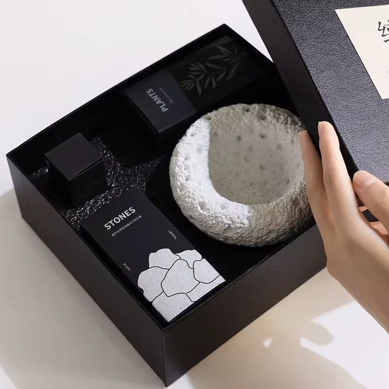 Mushroom Shaped Stone Essential Oil Diffusers Gift Pack