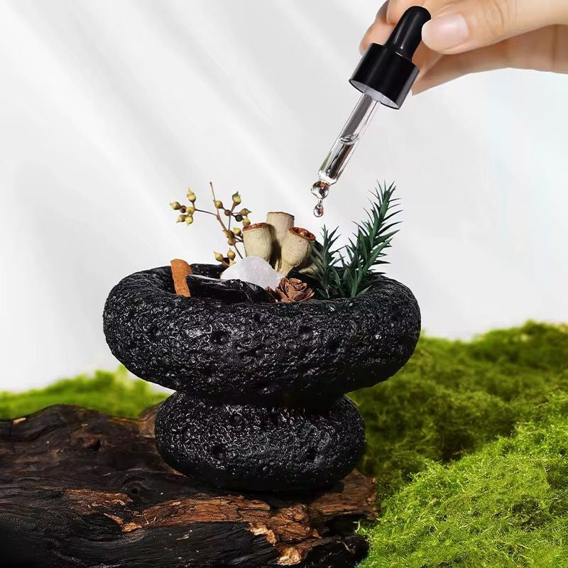 Mushroom Shaped Stone Essential Oil Diffusers Gift Pack