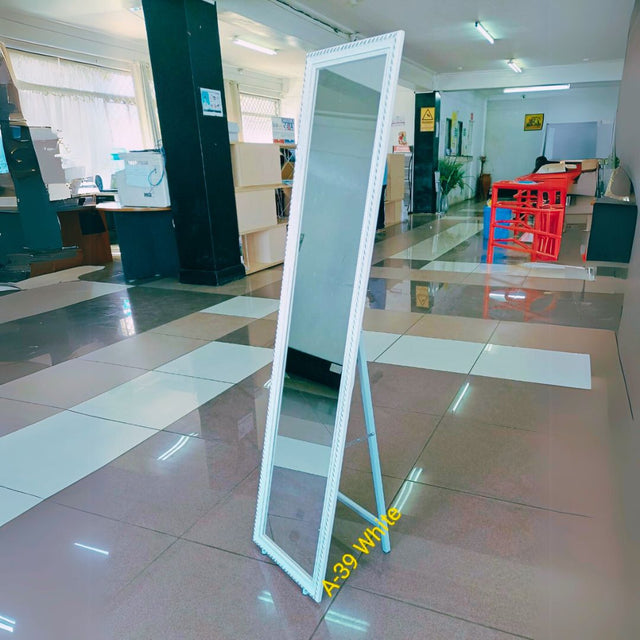 White executive dressing mirror