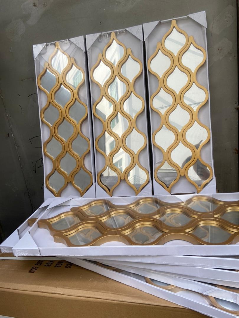 wavy decor mirrors 3 in 1