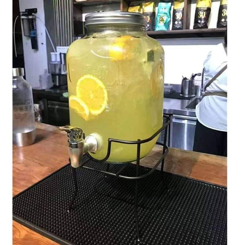 Glass Dispenser with Tap and Stand