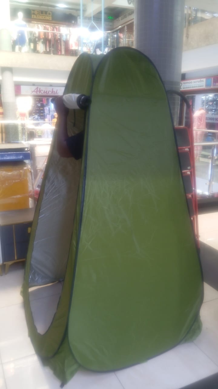 Camping shower tent