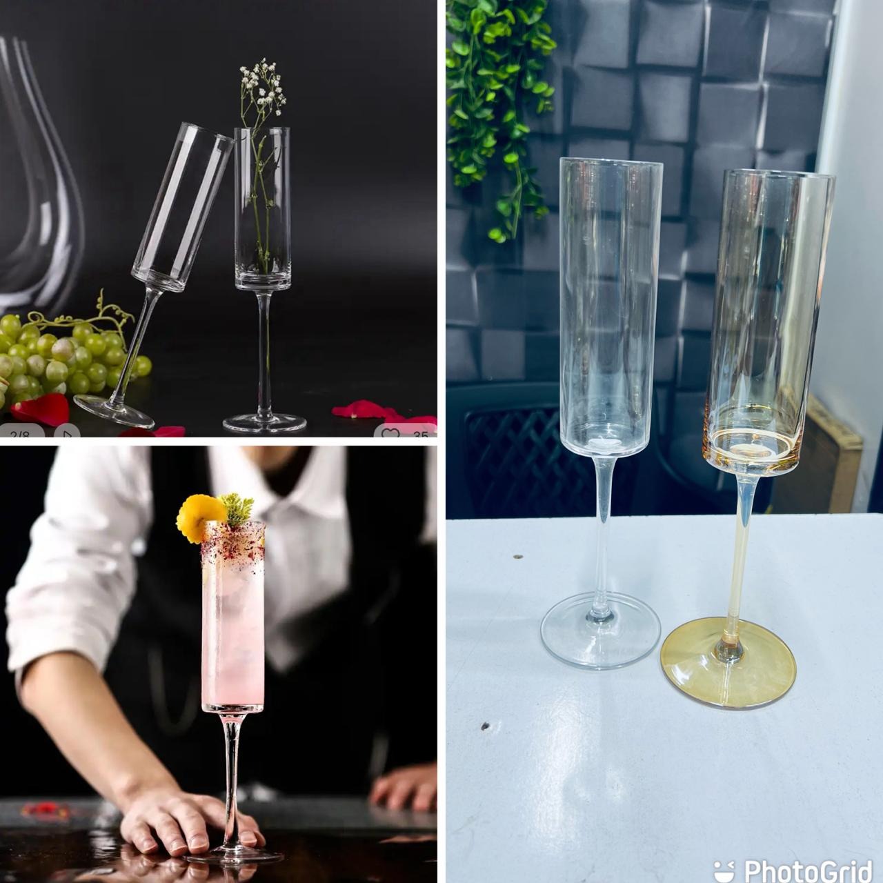 Champagne Flutes PAIR