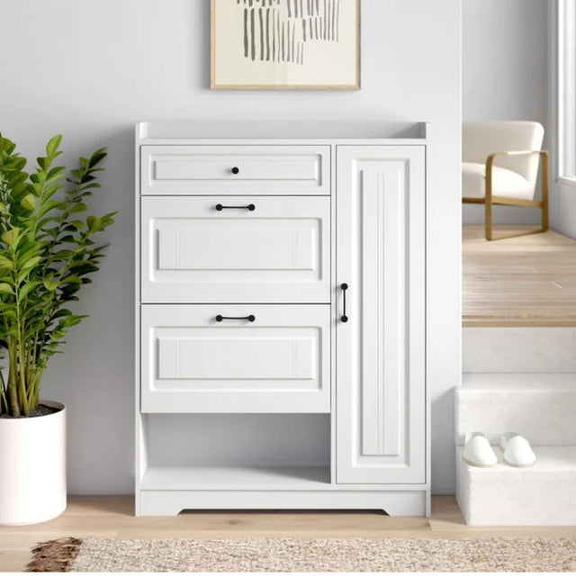 Shoe Cabinet bucket flip design