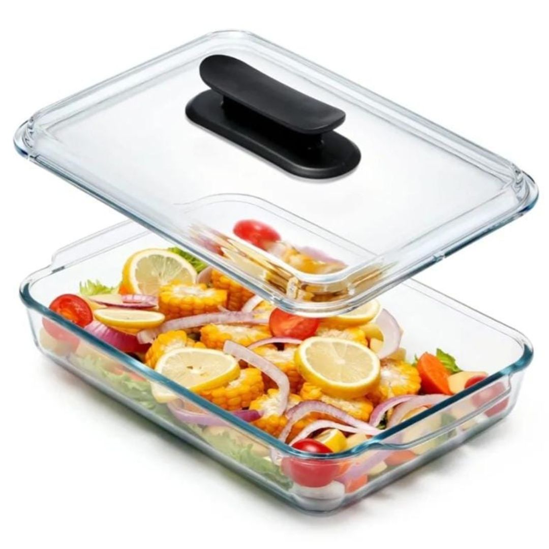 Glass Casserole Baking / Storage Dish with Lid