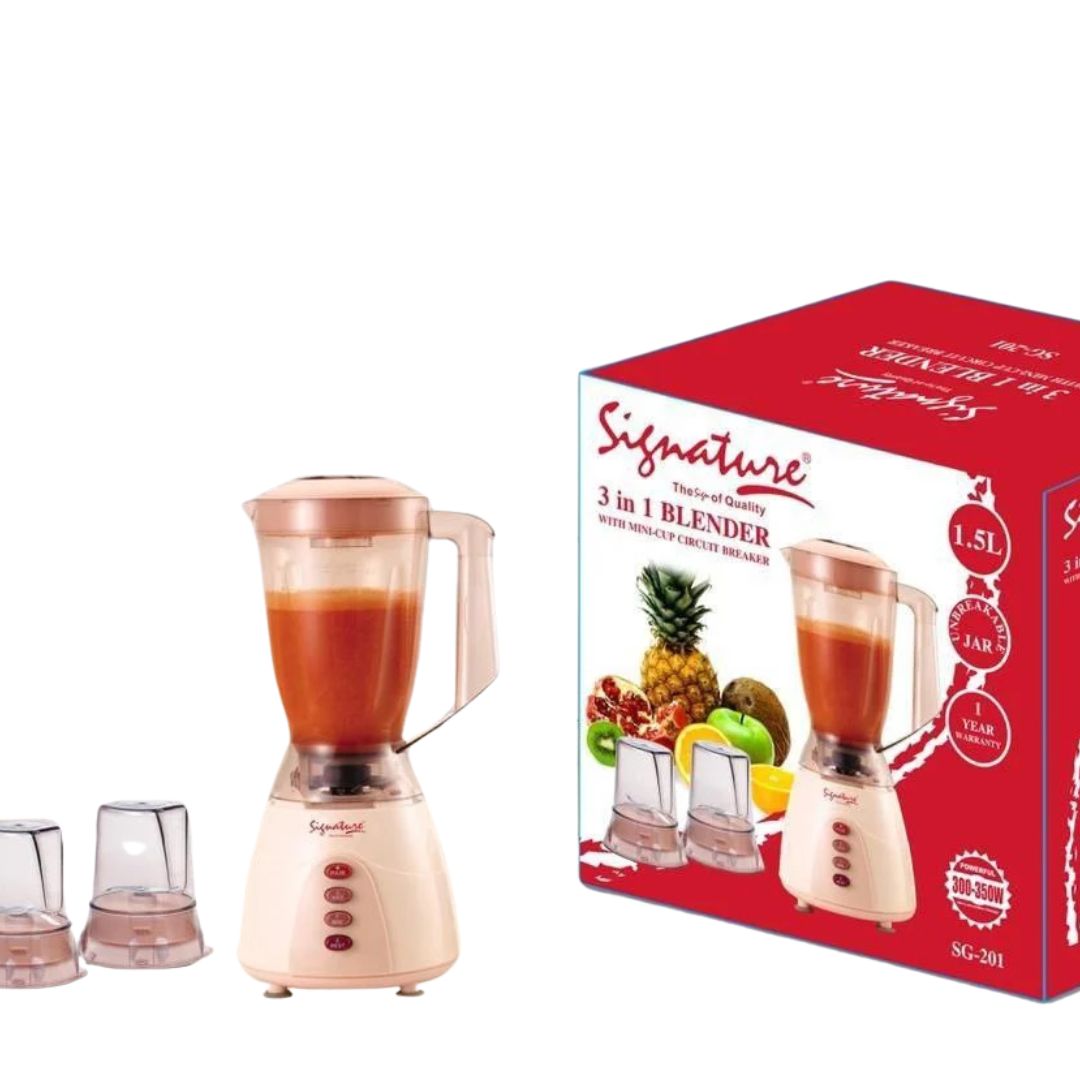 Signature 1.5L 3-in-1 Multipurpose Blender SG-201