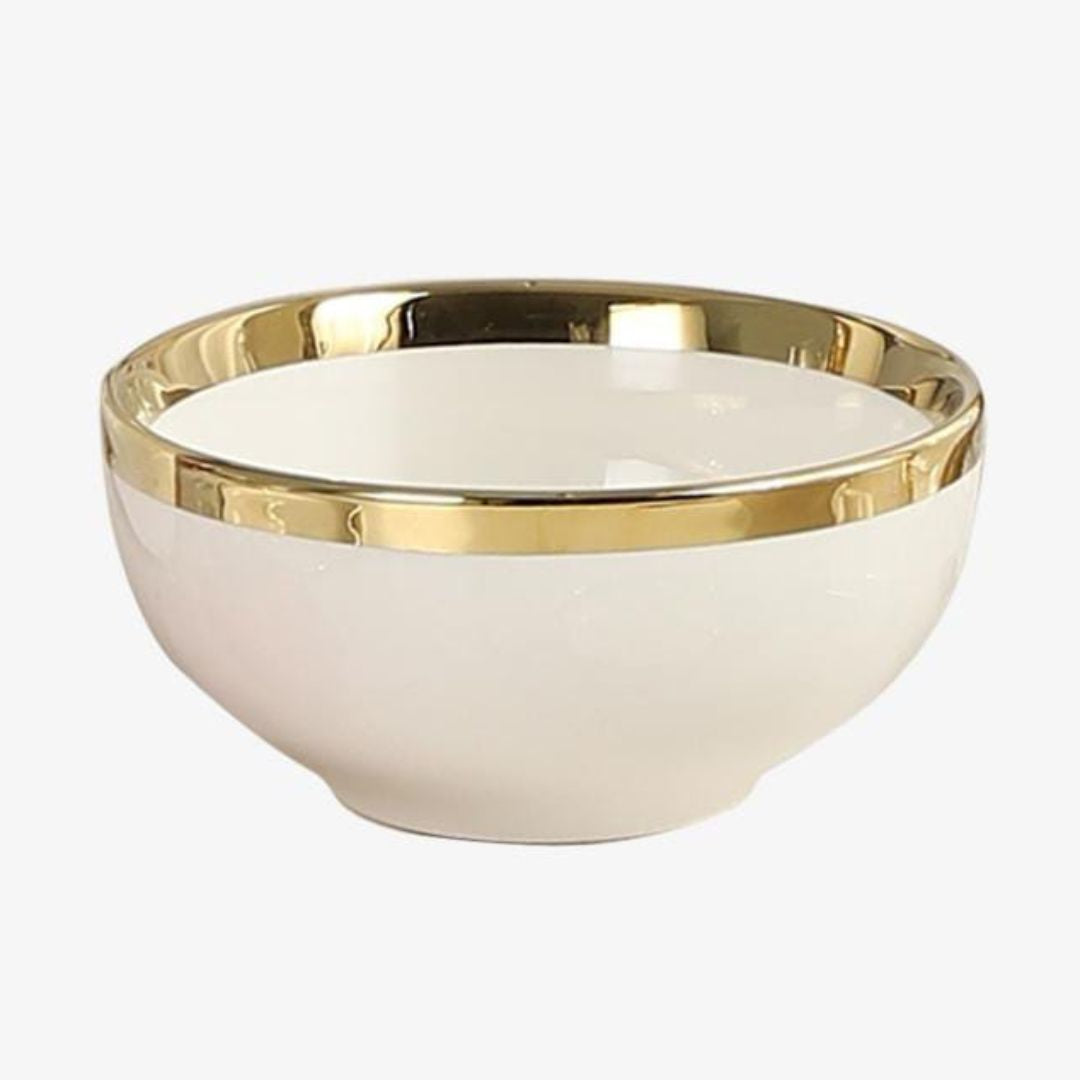 Ceramic gold ring bowl