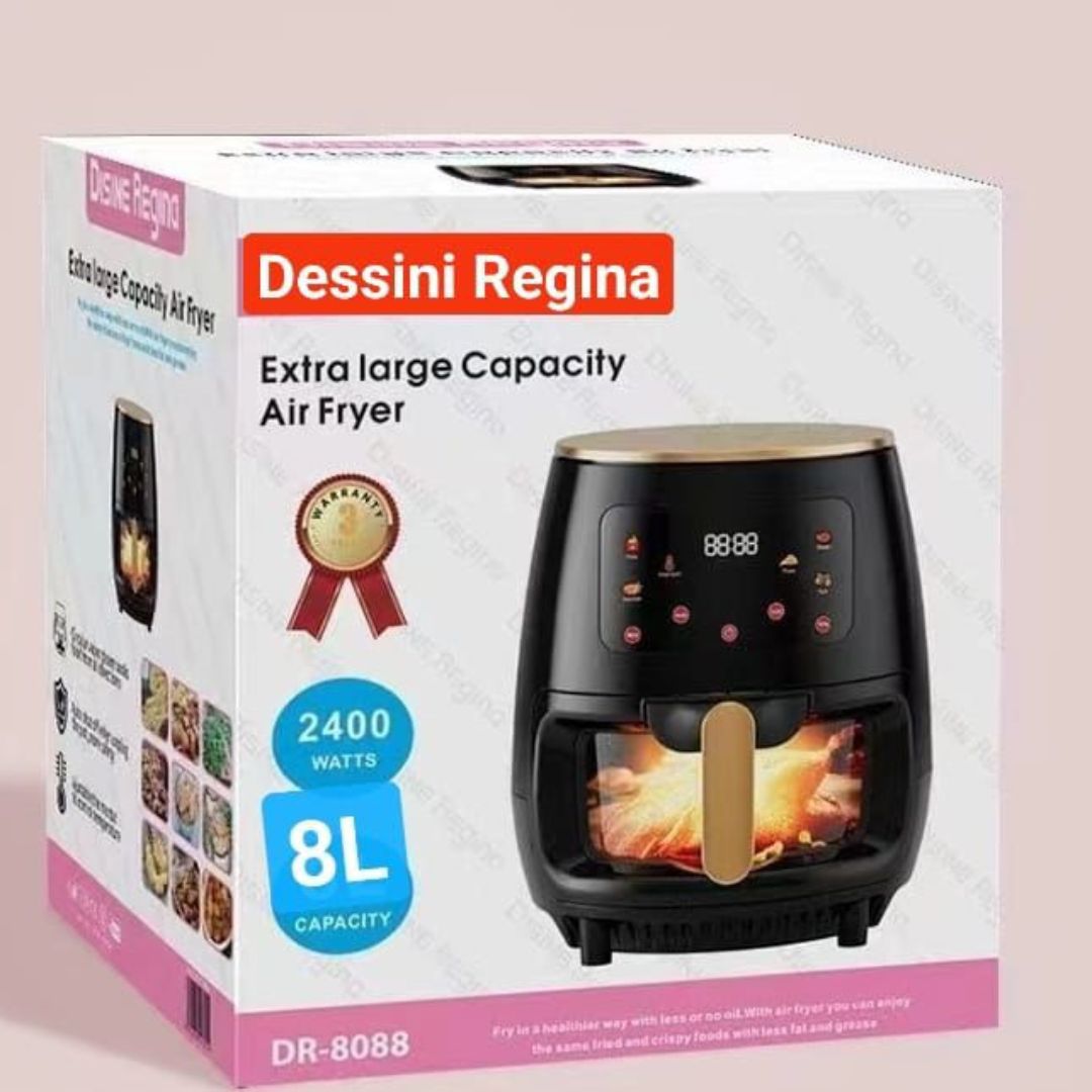 Glass Oven Dessini Air fryer 8 Litres