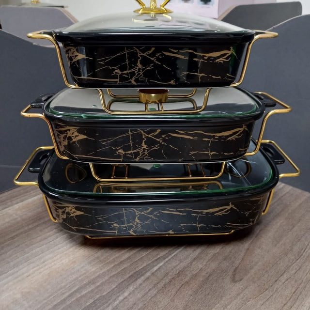 Marble Porcelain Modern Chaffing Dish