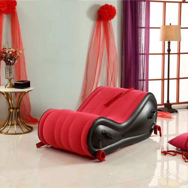 Multi-Purpose Inflatable Sex Lumbar Cushion with Sex Cushion Sofa Foldable Soft Sex Ramp With inbuilt pump