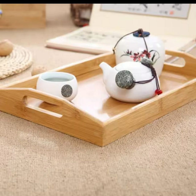 Multifunctional Big sized 3in1 bamboo serving trays