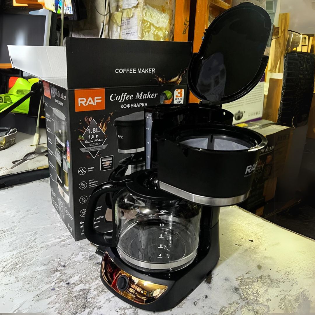 RAF coffee maker 900w 1.8 l jur capacity antislip